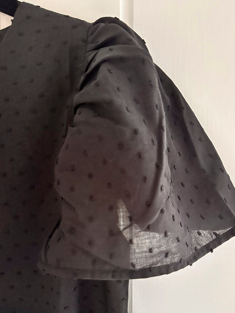 BLUSA JULES PLUMETI PRETA
