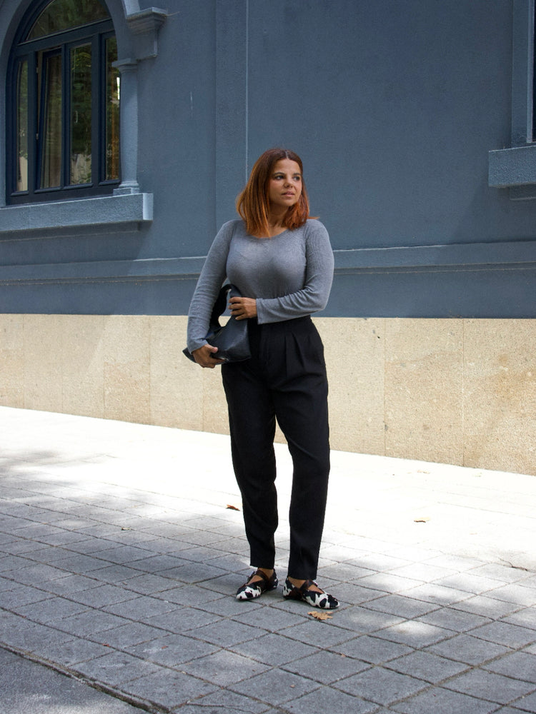 Calças Mel Preto