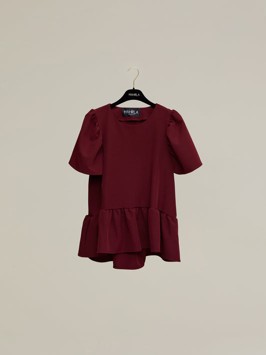 Blusa Jules Bordeaux