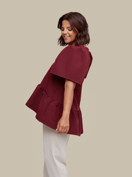 Blusa Jules Bordeaux
