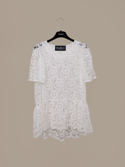Blusa Jules Lace White