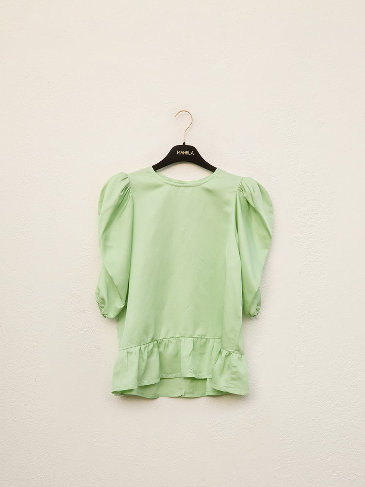 BLUSA GLOW MATCHA