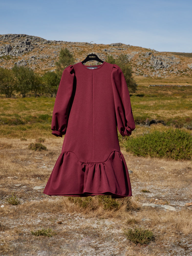 VESTIDO ALICE BORDEAUX