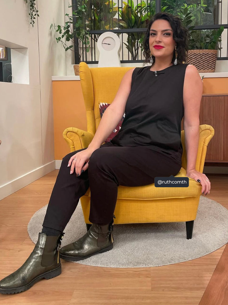 Macacão Nostalgic Preto