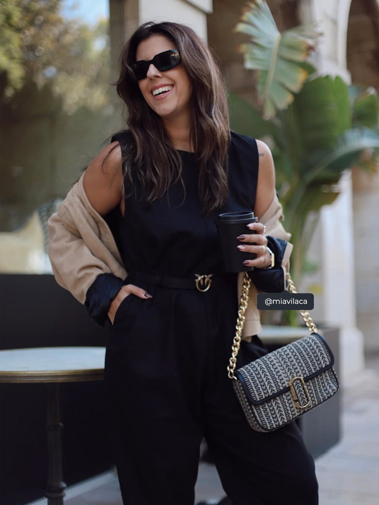 Macacão Nostalgic Preto