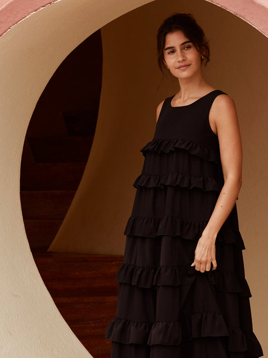 VESTIDO ESTEREL PRETO