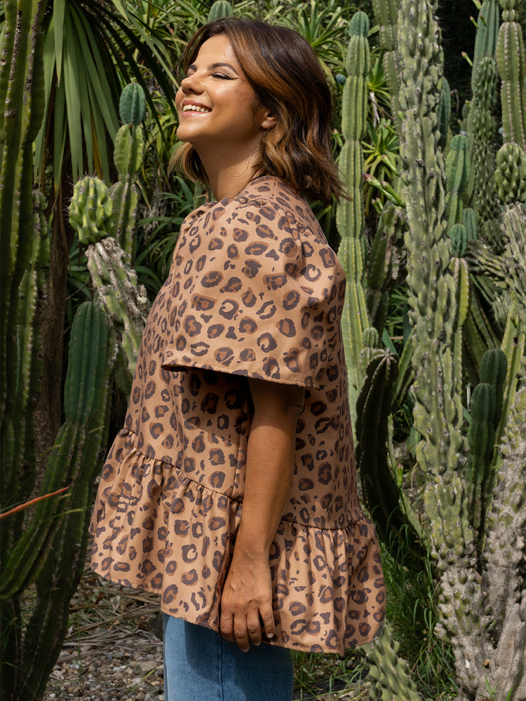 BLUSA JULES LEOPARD