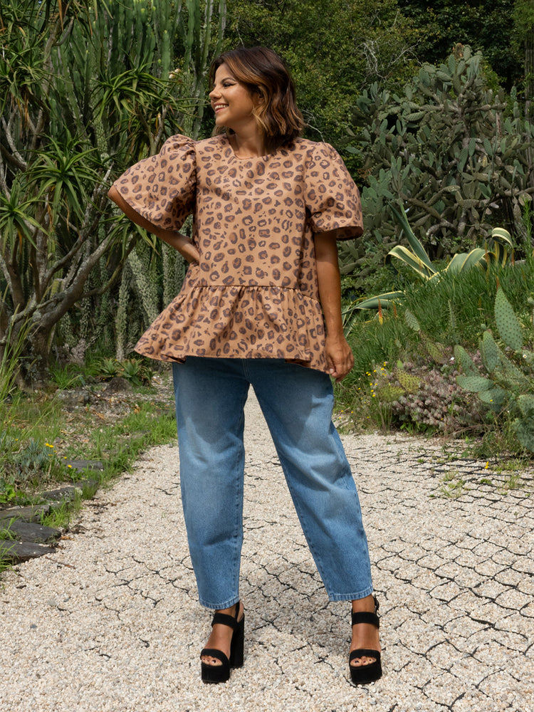 BLUSA JULES LEOPARD